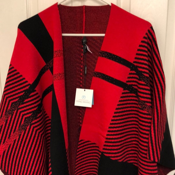 Ming Wang Open Front Shawl - Picture 10 of 15